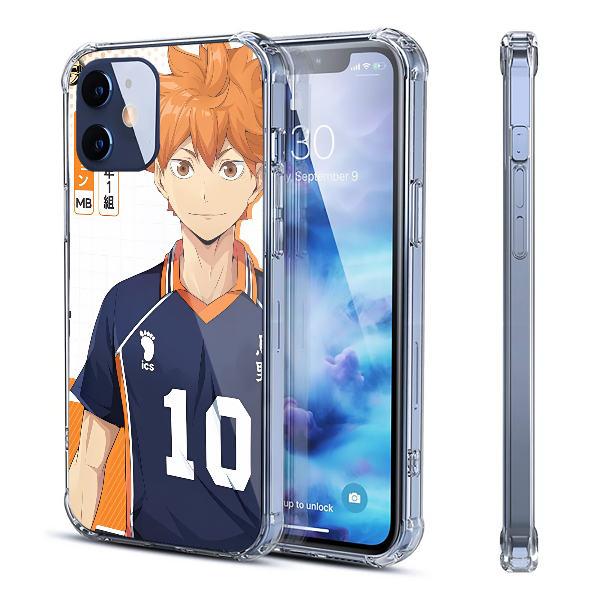 （画像用） ハイキュー!! Haikyu!! 【iPhone 12シリーズ対応】透明スマホケース（クリアソフトケース）